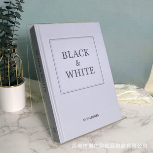 26cm Modern English Simple Ins Style Fake Book Flip Page Real Book Soft Decoration Book Ornaments Slip Book Coffee Table Ornaments