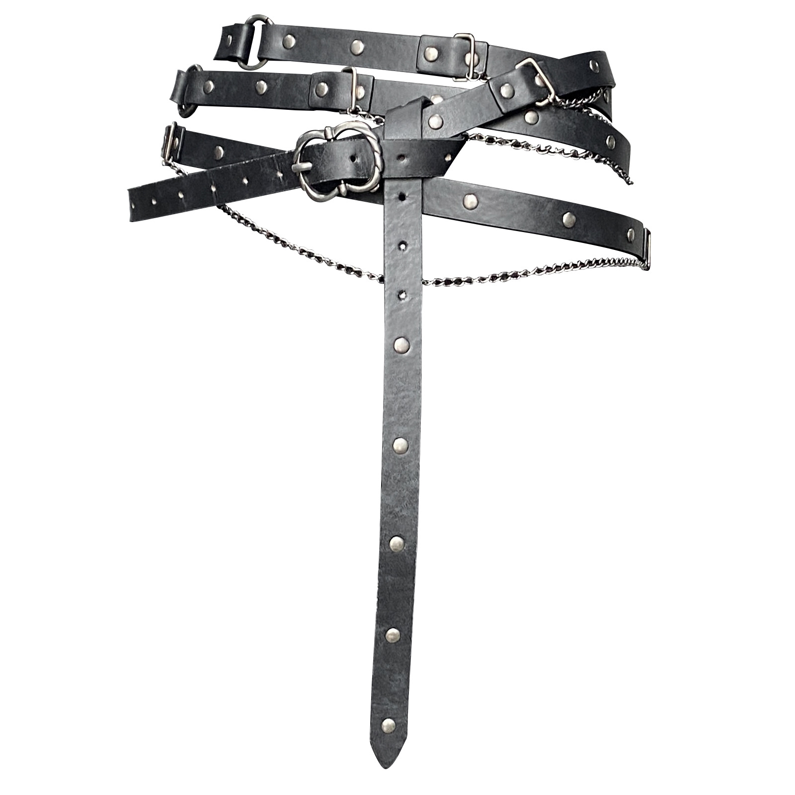 Medieval Chain Thin Belt Nordic Viking Style Vintage COSPLAY Props Amazon TEMU Cross Border