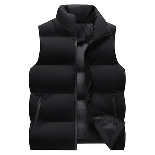 Vest men's autumn and winter 2022 new down cotton vest waistcoat spring and autumn outdoor wear trendy winter coat horse clip