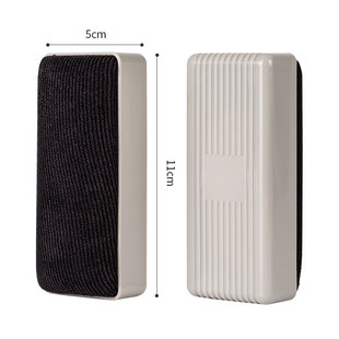 Deli stationery 7810 whiteboard eraser blackboard eraser flannel blackboard whiteboard dual-use small non-magnetic teaching eraser