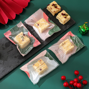 Cartoon mini baking bag plastic biscuit snowflake crisp ziplock bag holiday gift creative food machine sealing bag