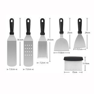Набор инструментов для барбекю Amazon Camping BBQ Outdoor BBQ из нержавеющей стали, лопатка для барбекю, комбинированный набор для гриля