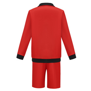 European and American Film and Television Beach Rescue Team Character Red Swimsuit Jacket Shorts suit Beach cosplay Suit