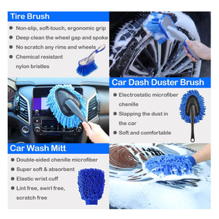 Cross-border hot sale car interior dust Duster car small wax brush cleaning small brush interior cleaning small brush