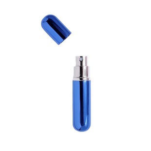 In stock 5ml flat head glass liner spray bottle aluminum shell cosmetic perfume sub-Bottle perfume empty bottle
