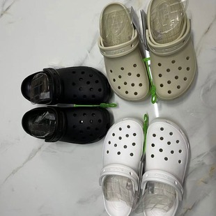 Croc women's shoes hole shoes cloud slippers summer casual breathable platform outdoor beach shoes sandals