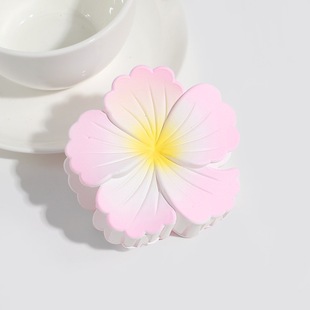 Cross-border hot selling fashion mori small fresh sweet candy color curly flower grip clip high sense hairpin factory wholesale