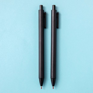 Macaron Simple Press Gel Pen Student Examination Pen Business Office Sign Pen 0.5 Bullet Black Water Pen