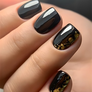 Wear a glitter French nail patch short nail fake nails cross-border for wholesale finished nail nails