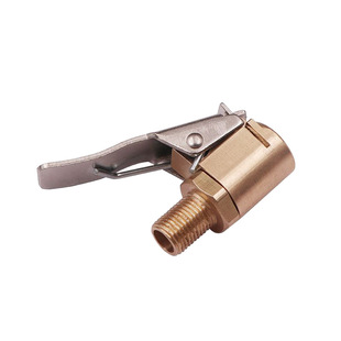 Tire Quick Inflation Nozzle, Air Head, Tire Pressure Gauge, Inflator Nozzle, Copper Chuck Type Inflator Pump Pipe Joint