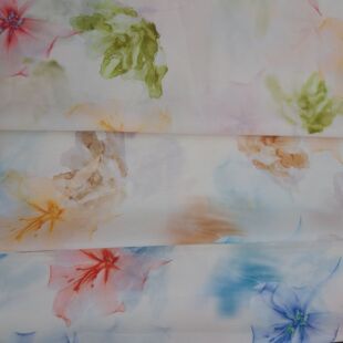 2024 New Flower Mulberry Silk Watermark Flower Fabric Factory Direct Sales Specially Designed for Two Batches in Stock Products