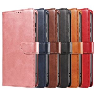 For Samsung A16 calf leather case A15 mobile phone case A56 bracket card A26 new flip protective case