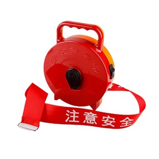 Portable box warning belt retractable 50 m boxed warning line traffic construction isolation belt safety belt