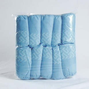 Disposable Shoe Cover Non-woven Household Indoor Computer Room Anti-slip Wear-resistant Adult Student Plastic Foot Cover Waterproof and Dustproof