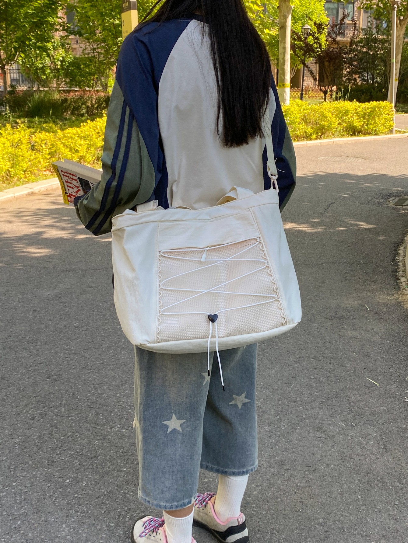 Waterproof sports and fitness bag, tote bag, crossbody bag, travel commuter bag, large capacity, multi-functional, cross-border