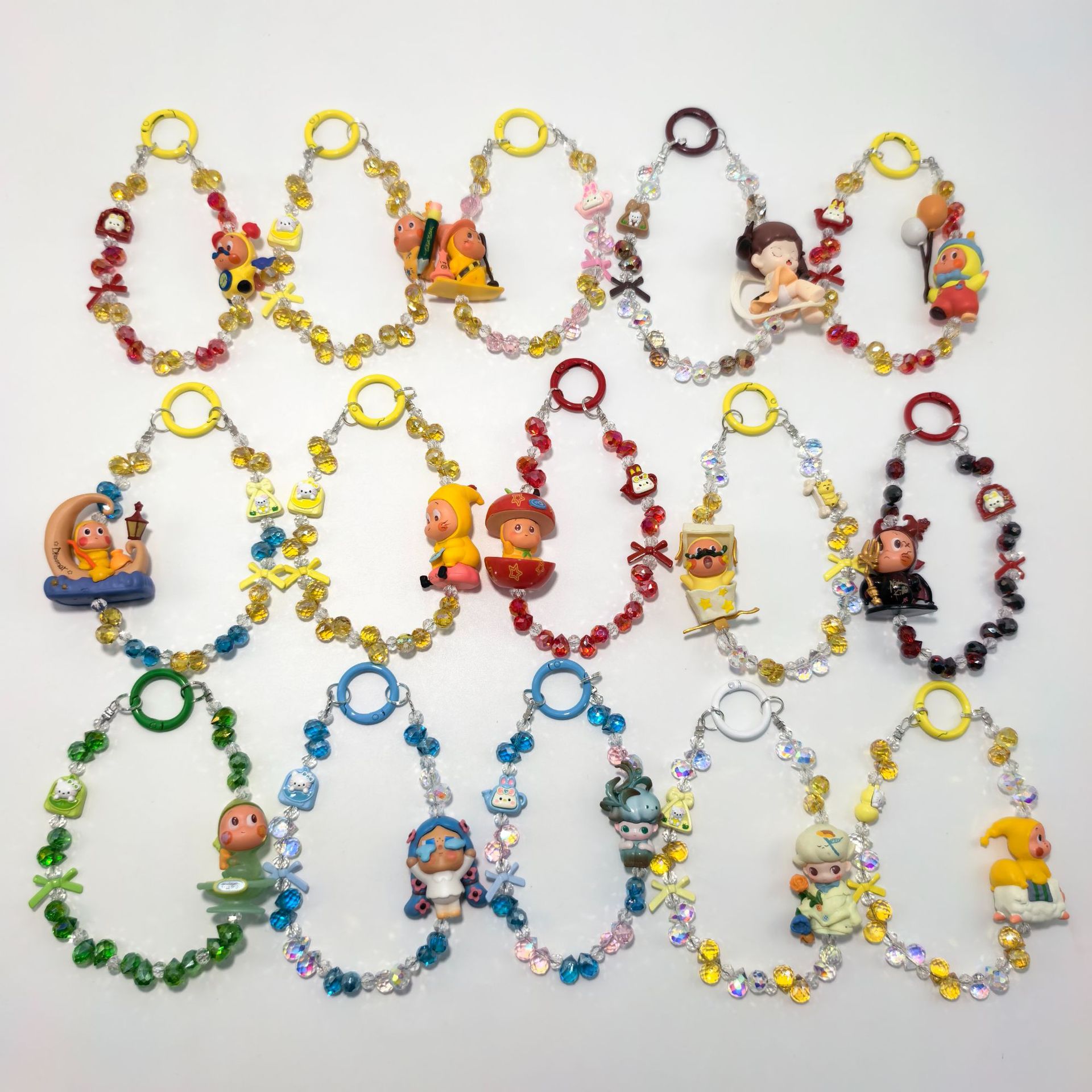Wholesale Exquisite DIY Custom Luxury Crystal Chain, Popular Overseas Model Phone Chain, Phone Pendant, Bag Keychain