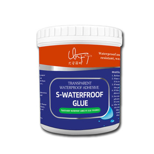 English version of transparent waterproof glue toilet kitchen brick-free waterproof coating exterior wall roof window sill leak waterproof