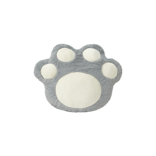 Blue Rain Car Headrest Waist Cute Cartoon Cat Claw Car Neck Pillow Plush Advanced Sense Car Interior Decoration Waist