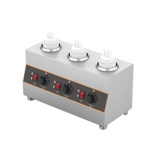 Commercial Electric Heating Single Head 1 Grids Sauce Warmer Machine Dessert Buffet Jam Ketchup Constant Temperature Sauce Warmer Machine
