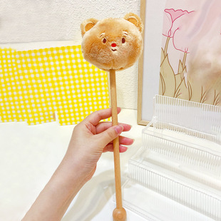 Jinnew Original Cream Bear Series Plush Keychain Pendant Cute Khaki Bear Hanging Gift