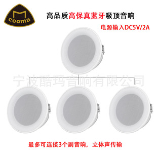 COOMA 20W stereo transmission audio Star Hotel background music playing speaker Bluetooth ceiling