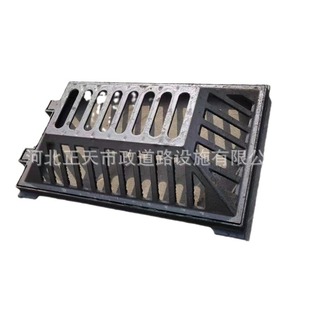 Ball Ink Cast Iron Overflow Well Cover Rectangular Sponge City Overflow Rain Water Grate Water Collection Outlet Grate 400*600