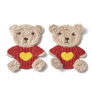 Fabric Patch Collection, Patch Applique, Colorful Embroidery Patch, Lip Diamond Heart, Puppy Combination Embroidery Fabric Patch Decoration