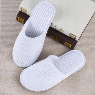 Five-star linen disposable slippers hotel special hotel cotton linen non-slip home hospitality thickened slippers