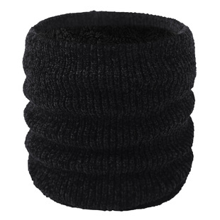Winter chenille velvet warm collar sleeve single loop sleeve neck sleeve thickened men's and women's high collar wool scarf neck protection