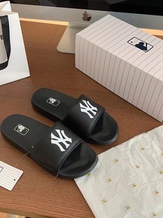 Путянь Чистые оригинальные тапочки MLB Летняя мода буквенные принты NY Yankees для мужчин и женщин повседневные пляжные тапочки
