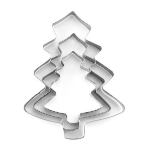 Christmas stainless steel biscuit mold baking tool DIY cookie biscuit pastry fondant tool suit