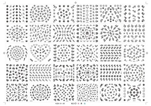Nail art stickers waterproof black and white color flower nail stickers Japanese small fresh patch DIY Nail Polish glue stickers