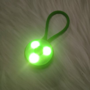 Outdoor Sports Night Run Riding Warning LED Light Hiking Safety Pet Anti-lost Silicone Backpack Camping Atmosphere Explosion