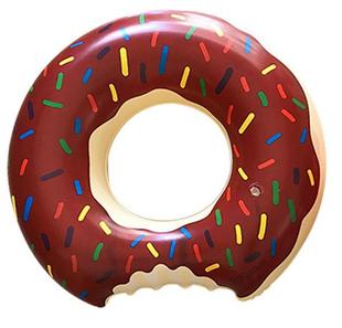 Children's swimming ring thickened inflatable donut dessert ring spot manufacturers wholesale single layer double bread swimming ring