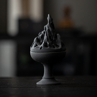 Ceramic Incense Burners Handmade Hollow-out Pannel Tower Incense Retro Zen Aromatherapy Burners Incense Way Home Decoration Boshan Burners