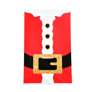 Factory Christmas color printing handbag candy gift bag holiday party back gift bag pearl film packaging bag wholesale