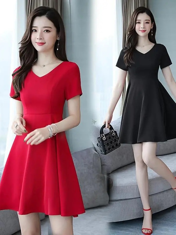Women's Chiffon High-Low Cocktail Dress - Floral Lace Hem, Strapless, A-Line For Weddings, Parties, Graduation