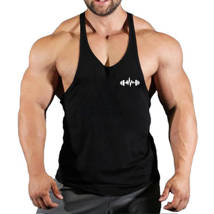 Cross-border Sports Quick-drying Vest Men's Summer Sleeveless Fitness Wear Running Top