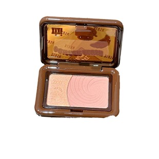 Xixi Mi Fun Cheese Soft Mist Blush Matte Natural Brightening Highlight Shrinkage Double Rouge Student Party Parity