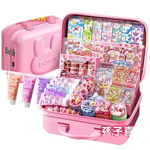 Cream Gel Goo Card suit Sticker Full Set of Girls Handmade DIY Toy Material Goo Card Hand Account Children's Toys