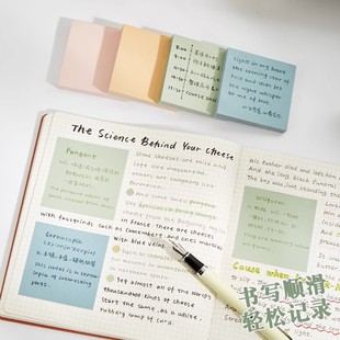 Post-it notes for primary school students and junior high school students special note paper stickers large sticky strong high color office use