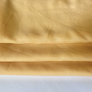 10D шелковая пряжа из полиэфирной ткани сплошной цвет Hanfu платье модный набор высокого класса тонкая легкая ткань оптом