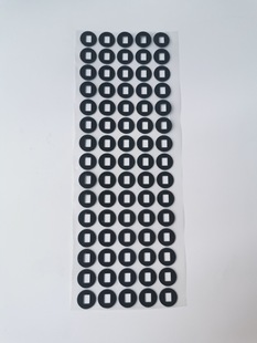 Silicone gasket custom electrical anti-slip mat wear-resistant self-adhesive silicone strip processing high viscosity special-shaped silicone foot mat