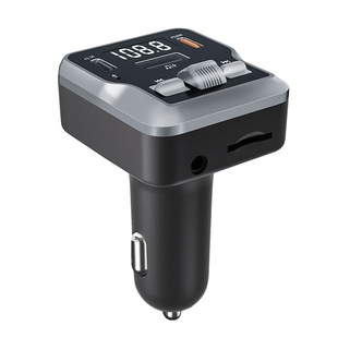 Car bluetooth mp3 hands-free call Type-c PD30W fast charge aux audio converter car FM transmitter
