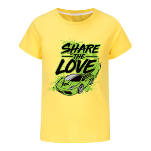 Boys and girls summer short-sleeved T-shirt 1548