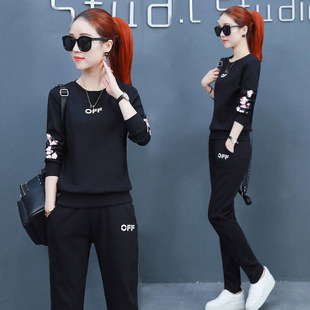 613#2024 Sportswear suit Women's Spring and Autumn New Student Korean Loose Fashion Casual plus size Two-piece Set