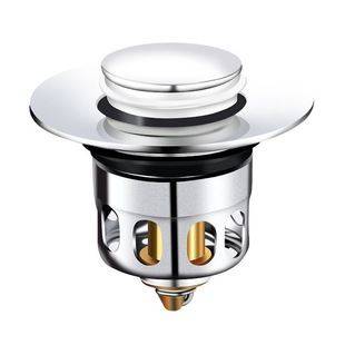 Wash Basin copper bounce core deodorant anti-blocking drain filter net bathroom bathroom plastic stainless steel bathroom wholesale