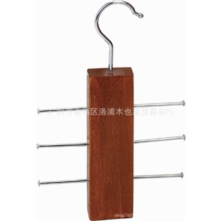 Solid Wood Clothes Hanger Scarf Tie Belt Hanger Multifunctional Solid Wood Clothes Hanger Scarf Storage Tie Solid Wood Clothes Hanger