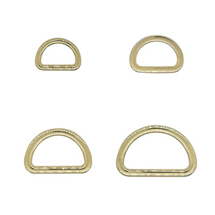 Factory direct bag hardware accessories flat wire die-casting low body D-buckle zinc alloy D-buckle