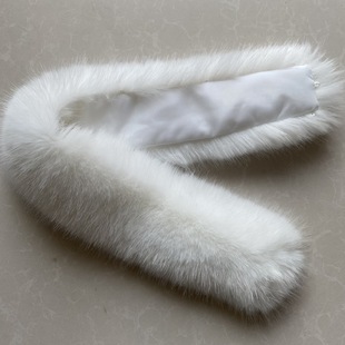 Raccoon Fur Collar wholesale fox fur collar fur strip imitation fox fur accessories hat down parka clothing fur accessories